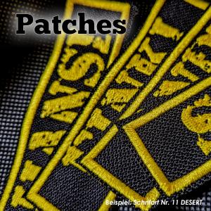 Namenspatches bestickt