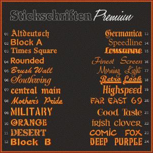 Namenspatches bestickt